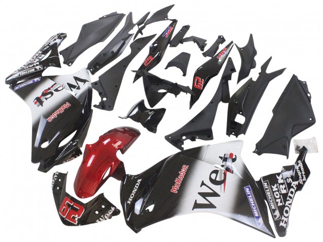 Carenado Moto Honda CBR250RR 2011-2015 - Negro Brillante Blanco West Rojo HRC 62