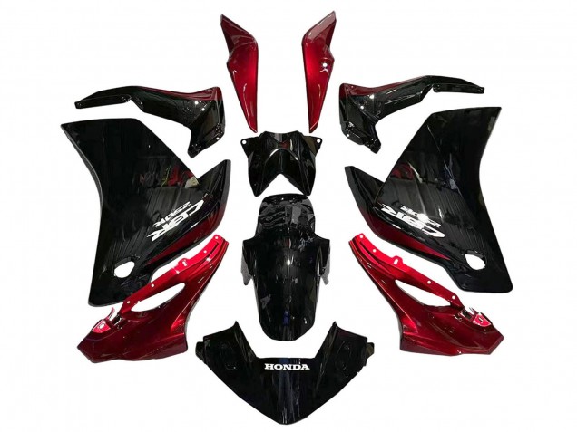 Carenado Moto Honda CBR250RR 2011-2015 - Negro Brillante Rojo