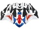 Carenado Moto Honda CBR250RR 2011-2015 - Blanco Rojo Azul Claro