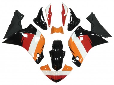 Carenado Moto Honda CBR250RR 2011-2015 - Naranja Blanco Rojo Negro Brillante