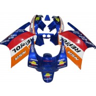 Carenado Moto Honda NSR250R 1988-1989 - Naranja Blanco Rojo Azul Repsol