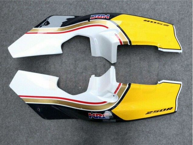 Carenado Moto Honda NSR250R 1988-1989 - Blanco Amarillo Oro Negro Brillante