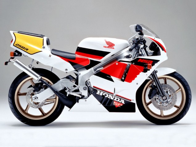 Carenado Moto Honda NSR250R 1990-1993 - Blanco Rojo Amarillo Negro