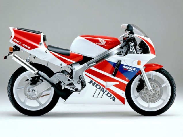 Carenado Moto Honda NSR250R 1990-1993 - Blanco Rojo Azul