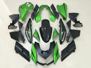 Carenado Moto Kawasaki Z1000 2010-2013 - Verde Negro Brillante