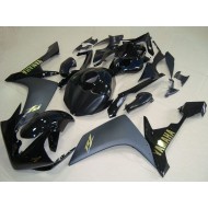 Carenado Moto Yamaha YZF R1 2007-2008 - Negro Brillante Negro Mate Oro