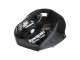 Carenado Moto Kawasaki ZX12R 2000-2001 - Negro Brillante Blanco Elf Nieve