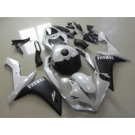 Carenado Moto Yamaha YZF R1 2007-2008 - Blanco Negro Mate