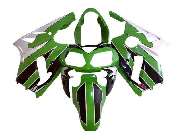Carenado Moto Kawasaki ZX12R 2002-2006 - Blanco Verde Negro