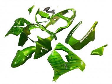 Carenado Moto Kawasaki ZX9R 2000-2001 - Verde Llama