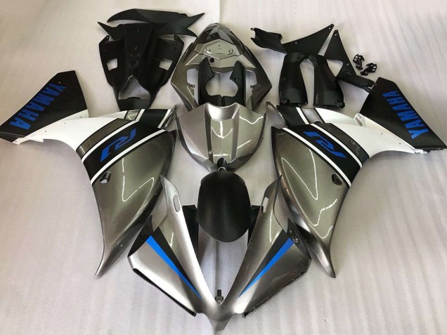 Carenado Moto Yamaha YZF R1 2009-2011 - Plata Blanco Azul