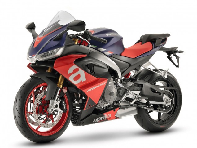 Carenado Moto Aprilia RS660 2020-2024 - Azul Mate Rojo Plata