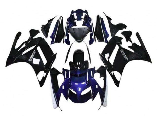 Carenado Moto Yamaha FJR1300 2001-2006 - Negro Brillante Azul