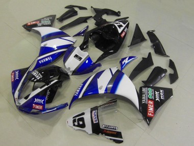 Carenado Moto Yamaha YZF R1 2009-2011 - Blanco Azul Negro Fimer Yamalube