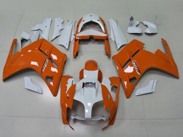 Carenado Moto Yamaha FJR1300 2013-2015 - Naranja Blanco