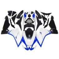 Carenado Moto Aprilia RSV4 1000 2009-2015 - Blanco Azul Negro