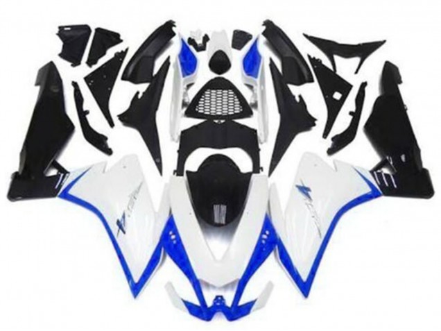 Carenado Moto Aprilia RSV4 1000 2009-2015 - Blanco Azul Negro