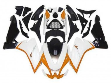 Carenado Moto Aprilia RSV4 1000 2009-2015 - Blanco Naranja Negro