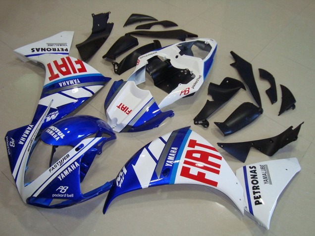 Carenado Moto Yamaha YZF R1 2009-2011 - Blanco Azul Rojo Fiat
