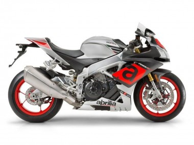 Carenado Moto Aprilia RSV4 1000 2009-2015 - Plata Rojo Negro