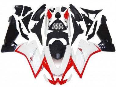 Carenado Moto Aprilia RSV4 1000 2009-2015 - Blanco Rojo Negro