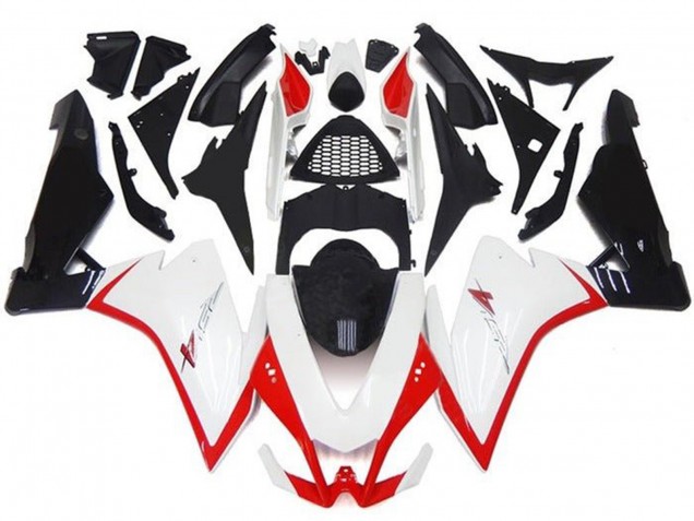 Carenado Moto Aprilia RSV4 1000 2009-2015 - Blanco Rojo Negro