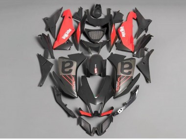 Carenado Moto Aprilia RSV4 1000 2009-2015 - Negro Mate Rojo Gris