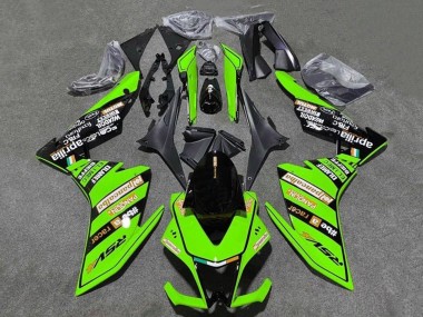 Carenado Moto Aprilia RSV4 1000 2009-2015 - Verde Negro