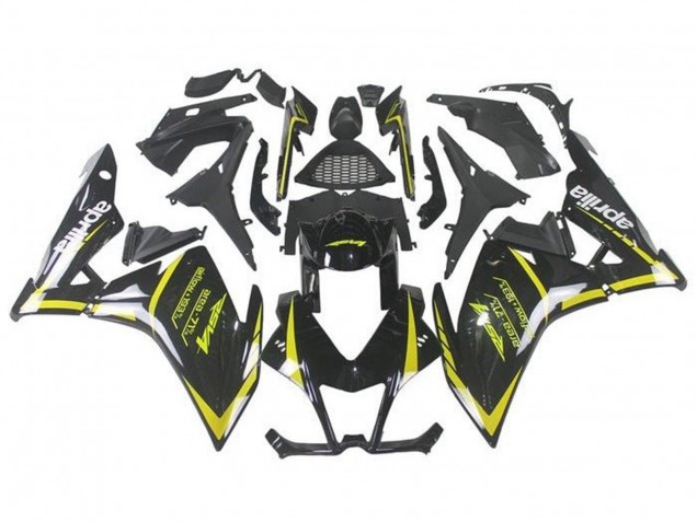 Carenado Moto Aprilia RSV4 1000 2009-2015 - Negro Amarillo