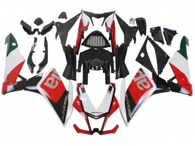 Carenado Moto Aprilia RSV4 1000 2009-2015 - Blanco Rojo Negro Verde