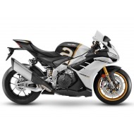 Carenado Moto Aprilia RSV4 1100 2021-2024 - Blanco Mate Negro Oro