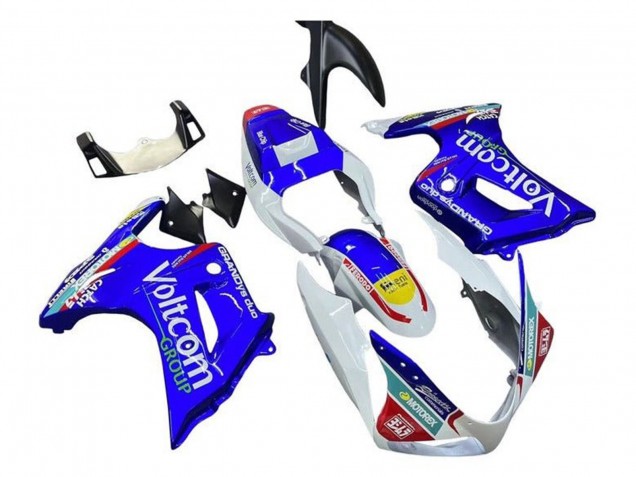 Carenado Moto Suzuki SV650 2003-2013 - Blanco Azul Voltcom