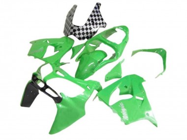 Carenado Moto Kawasaki ZX9R 2002-2003 - Verde Negro Checkered