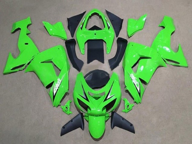 Carenado Moto Kawasaki ZX10R 2006-2007 - Verde Blanco Negro