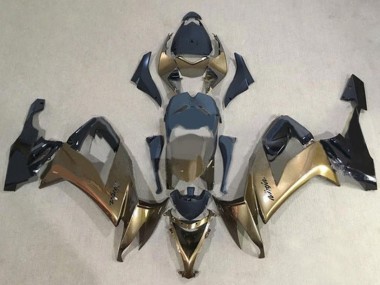 Carenado Moto Kawasaki ZX10R 2008-2010 - Oro Oscuro Negro