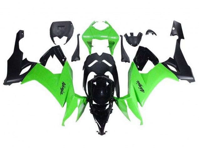 Carenado Moto Kawasaki ZX10R 2008-2010 - Verde Negro