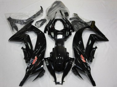 Carenado Moto Kawasaki ZX10R 2011-2015 - Negro Brillante Rojo