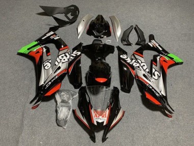 Carenado Moto Kawasaki ZX10R 2016-2020 - Negro Brillante Rojo Plata Verde