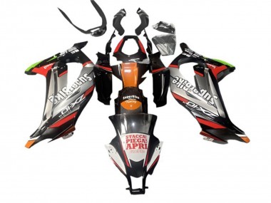 Carenado Moto Kawasaki ZX10R 2016-2020 - Plata Negro Rojo Naranja Superbike