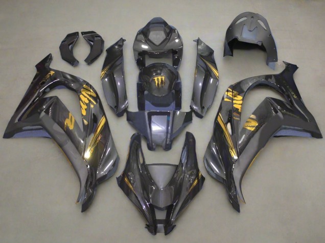 Carenado Moto Kawasaki ZX10R 2016-2020 - Falso FibraCarbono Oro