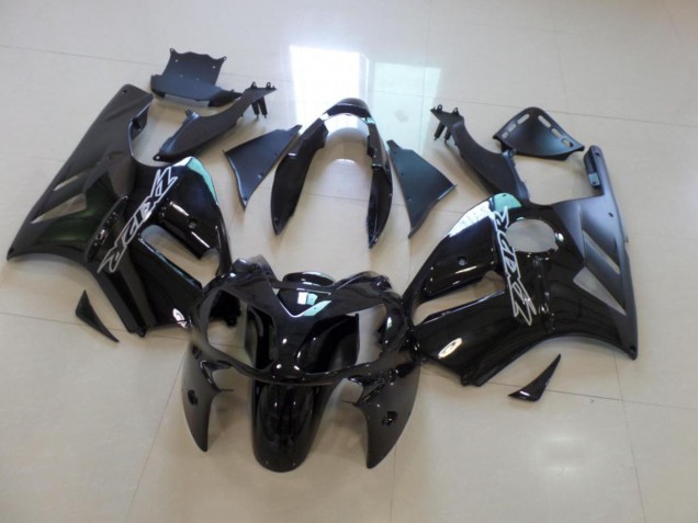 Carenado Moto Kawasaki ZX12R 2002-2006 - Negro Brillante Negro Mate