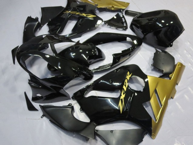 Carenado Moto Kawasaki ZX12R 2002-2006 - Negro Brillante Oro