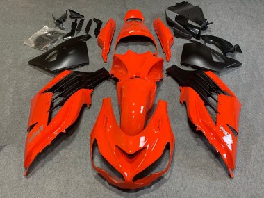 Carenado Moto Kawasaki ZX14R ZZR1400 2006-2011 - Rojo Negro Mate