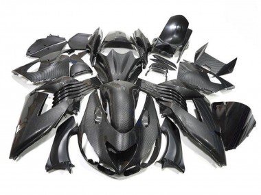 Carenado Moto Kawasaki ZX14R ZZR1400 2006-2011 - Falso FibraCarbono