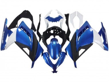 Carenado Moto Kawasaki EX300 2013-2024 - Blanco Azul Negro