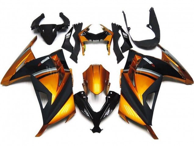 Carenado Moto Kawasaki EX300 2013-2024 - Naranja Negro Gris