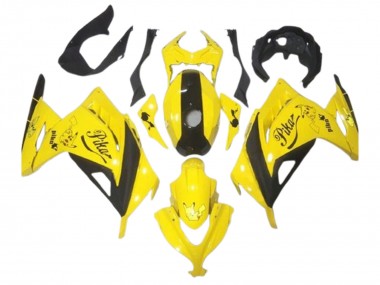 Carenado Moto Kawasaki EX300 2013-2024 - Amarillo Negro Pikachu