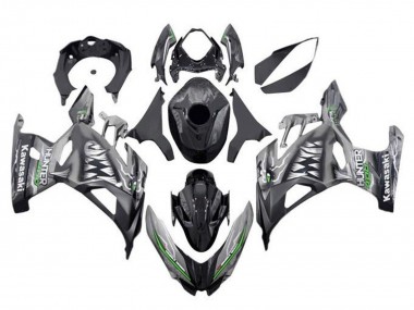 Carenado Moto Kawasaki Ninja 400 2018-2024 - Nardo Gris Negro Tiburón