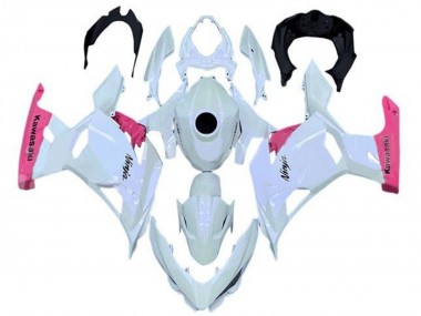 Carenado Moto Kawasaki Ninja 400 2018-2024 - Blanco Perla Rosa