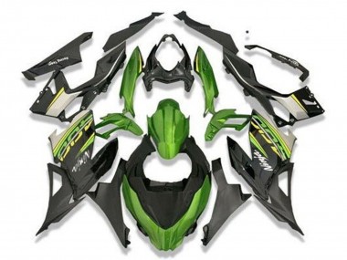 Carenado Moto Kawasaki Ninja 400 2018-2024 - Verde Negro Gris